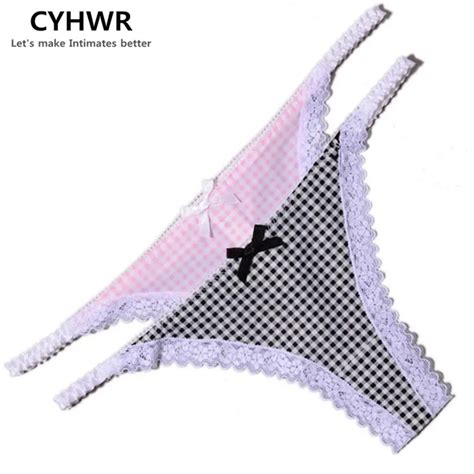 Cyhwr Women Underwear Sexy Summer Style G String Female Seamless Lace