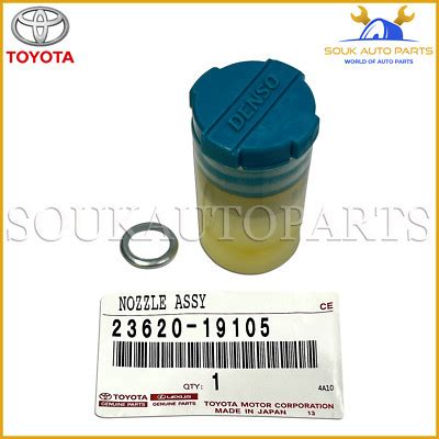 genuine toyota nozzle assy  oem coaster lc prado