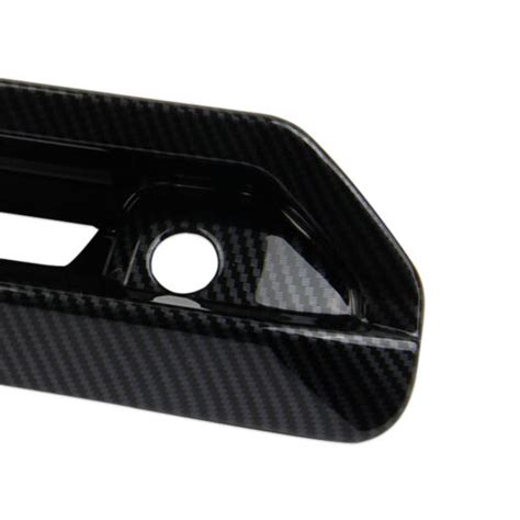 Carbon Fiber Rear Tailgate Trunk Door Handle Cover Trim For Hyundai