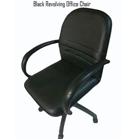 Mid Back Black Revolving Office Chair At Rs In Mumbai Id