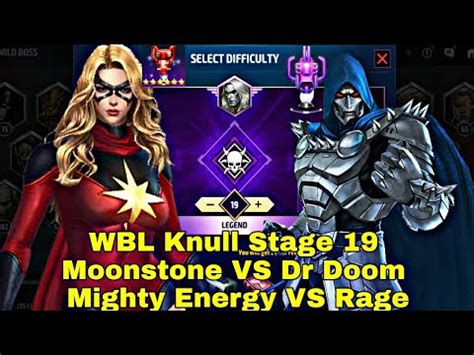 WBL Knull Stage 19 Comparison Doom Or Moonstone Who Is Better Villain