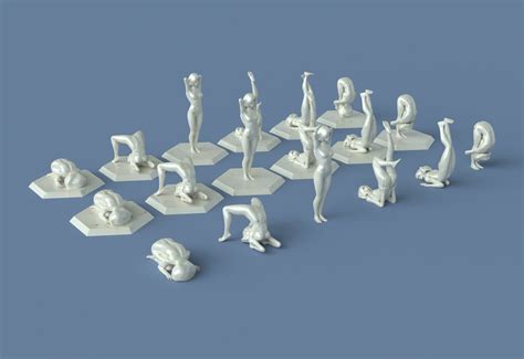 NSFW Nude Posing Women A Complete Chess Set par Ubermeisters Téléchargez gratuitement un