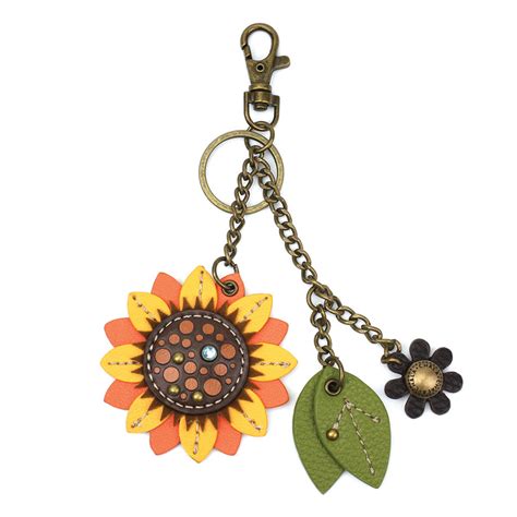 Mini Keychain Sunflower The Handbag Store