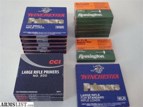 Armslist For Sale Winchester Cci Remington Primers For Large