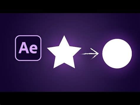 Morph Shapes In After Effects Youtube Motion Design Animation