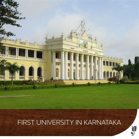 University of Mysore (first university in karnataka). #Mysore #CIS #Facts | Karnataka, Mysore ...