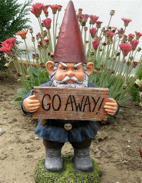 The Angry Garden Gnome Justborndesign