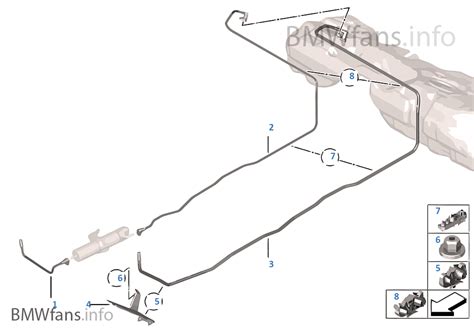 Fuel Pipe And Mounting Parts Bmw 3 F30 Lci 320d B47 Indonesia