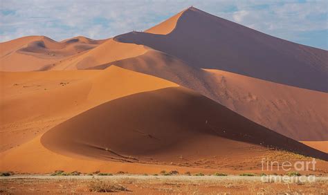 Sossusvlei Namibia Climbing Big Daddy Photograph By Mike Reid Fine Art America