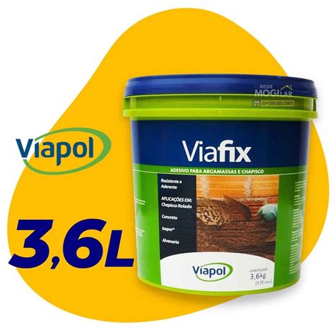 Viafix Chapisco Impermeabilizante L Viapol Viapol