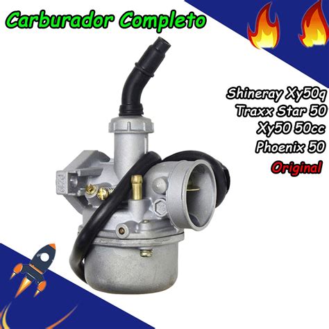 Carburador Completo Shineray Xy50q Xy50 50cc Traxx Star 50 Phoenix 50