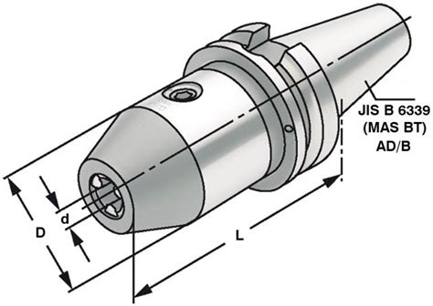 Mandrin De Per Age Cnc Wsw Jis B Mas Bt Ad B Porte Outils