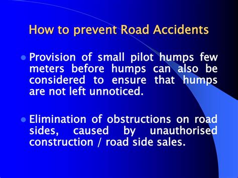 Ppt Road Safety How To Prevent Road Accidents Powerpoint