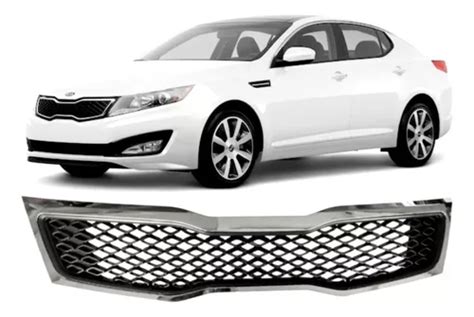 Kia Optima Parrilla Coraza Cromada Nueva Superior