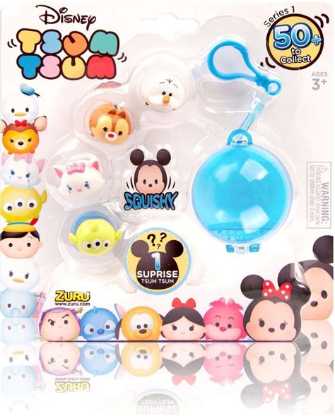 Disney Tsum Tsum Stackable Figure 5 Pack With Key Pod Tsum Tsum