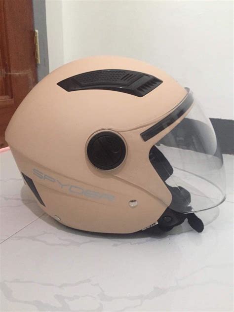 Spyder Titan Helmet Matte Nude Pink Motorbikes Motorbike Parts Accessories Helmets And