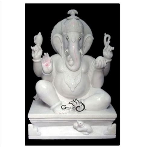 Eco Friendly High Gloss Lord Ganesh Marble Statue At Best Price In