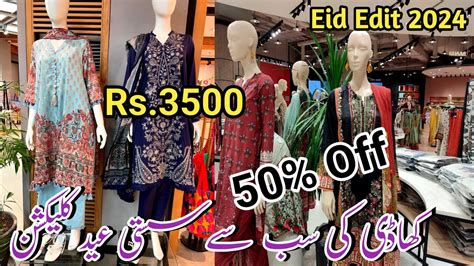 Khaadi New Eid Edit Sale Off Suit Rs Only Khaadi Eid