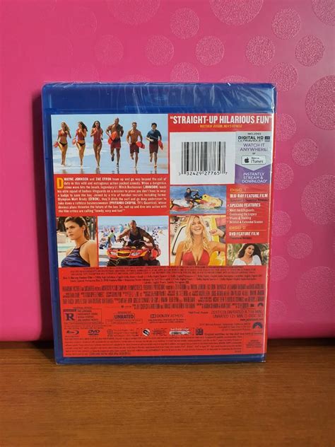 Usa Blu Ray Baywatch Dwayne Johnson Zac Efron Atmos Music