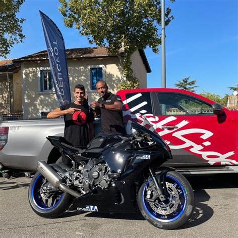 Une jolie préparation moto pour Bader présentateur du magazine High