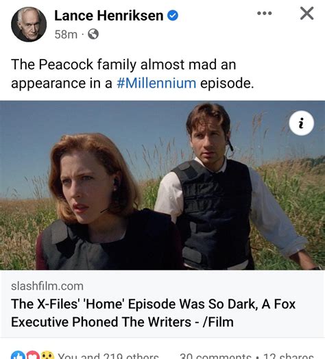 Would you want a sequel to The Peacock families story? : r/XFiles