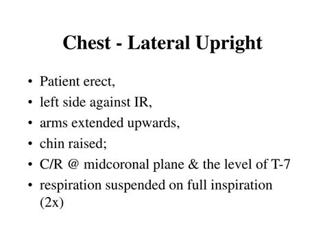 PPT Basic Radiographic Procedures CHEST LAB PowerPoint Presentation