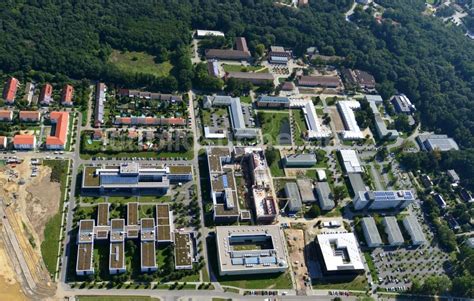 Potsdam von oben Campus Golm der Universität Potsdam im Bundesland