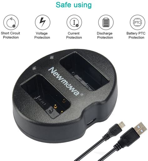 Newmowa Bln Replacement Battery Pack And Dual Usb Charger For