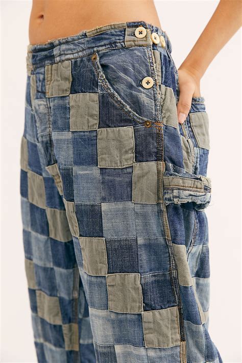 Mens Jeans Patchwork At Jim Reeves Blog