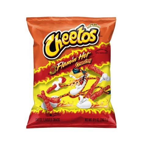 Cheetos Crunchy Flamin Hot Cheese Flavored Snacks Ezy Candy