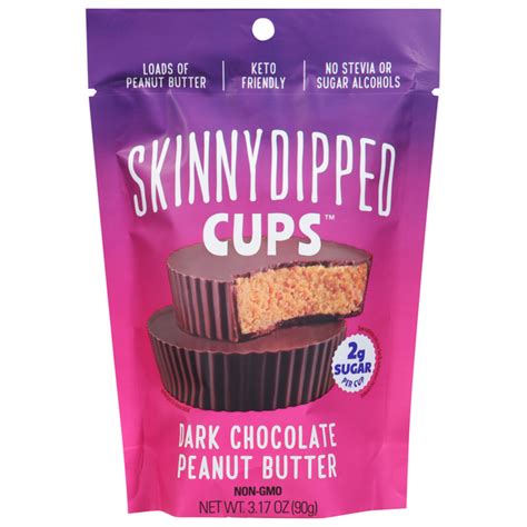 Save On Skinny Dipped Cups Dark Chocolate Peanut Butter Keto Order