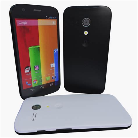 Motorola Moto G Black And White D Model Max Ds Fbx Obj Free D