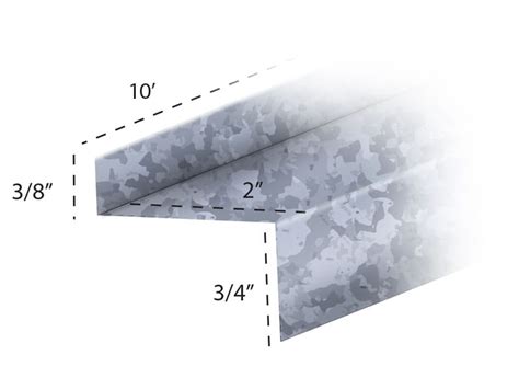 Z Bar Flashing Ply Edge Flashing Roof Flashings Roofing Direct