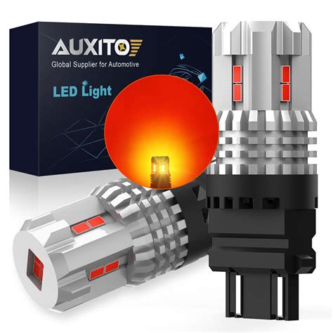 Auxito Pair Red Led Brake Stop Turn Signal Tail Light Bulbs