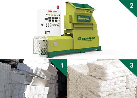 Greenmax Styrofoam Densifier Hot Melting Machines