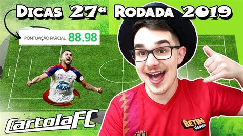 Dicas Rodada Cartola Fc Pontos Na Ltima Youtube