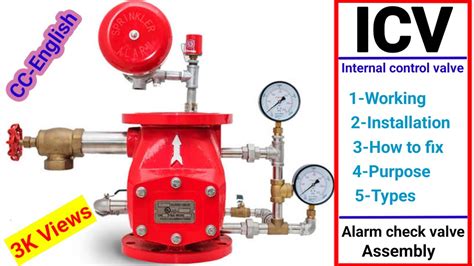 Alarm Check Valve Assembly Installation II ICV Working Principle II ICV