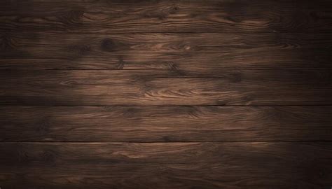 Premium AI Image | A wooden floor with a dark brown background and a ...