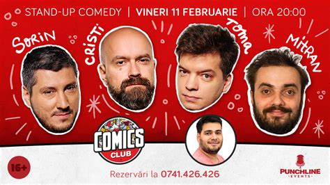 Bilete Stand up cu Mitran Cristi Toma și Sorin la ComicsClub 11