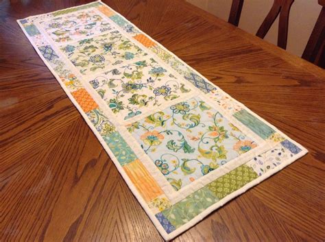 Summer Quilted Table Runner