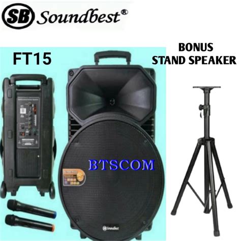 Jual Speaker Portable Soundbest Ft 15 Ft15 Original 15inch Bluetooth