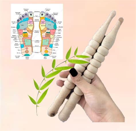 Traditional Thai Massage Stick Foot Reflexology Massage Rod 1piece