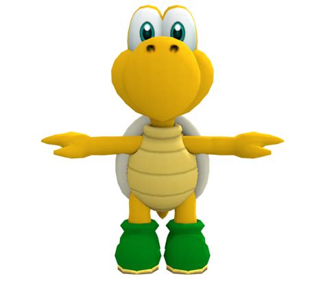 File:MK8 Koopa Troopa Model.png - Super Mario Wiki, the Mario encyclopedia