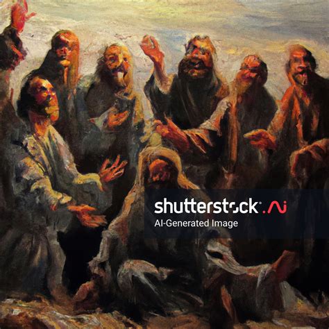 Oil Painting Artistic Image Apostles Joyful AI-generated image ...