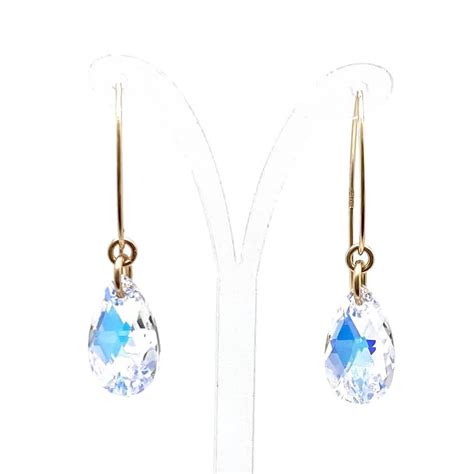 Gf Mm Aurora Crystal Hook Earrings Oceans Allure