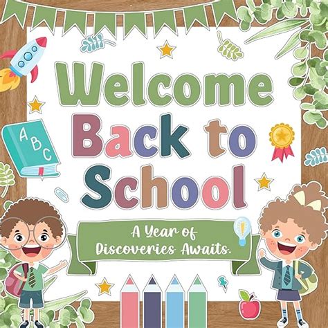 Amazon Decorably Pcs Back To School Bulletin Board Decorations