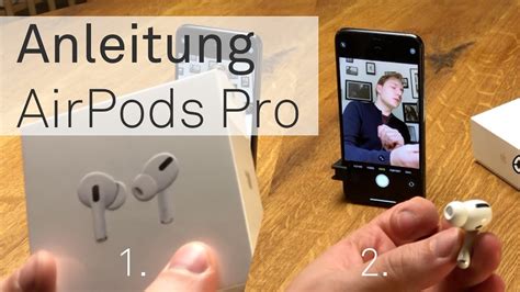 Erste Schritte Mit Den Airpods Pro Anleitung Youtube