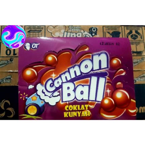 Jual Canon Ball Coklat Kunyah Box Isi Shopee Indonesia