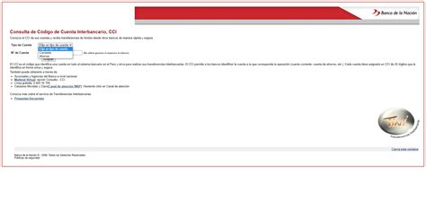 Cómo Consultar El Cci Interbancario En El Banco De La Nación
