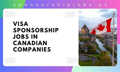 Visa Sponsorship Jobs In Canadian Companies 2025